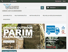 Tablet Screenshot of gladius.ee