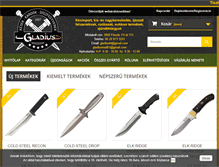 Tablet Screenshot of gladius.hu